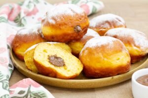 Recipe for donuts with Nutella