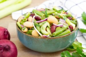 Recipe for three bean salad