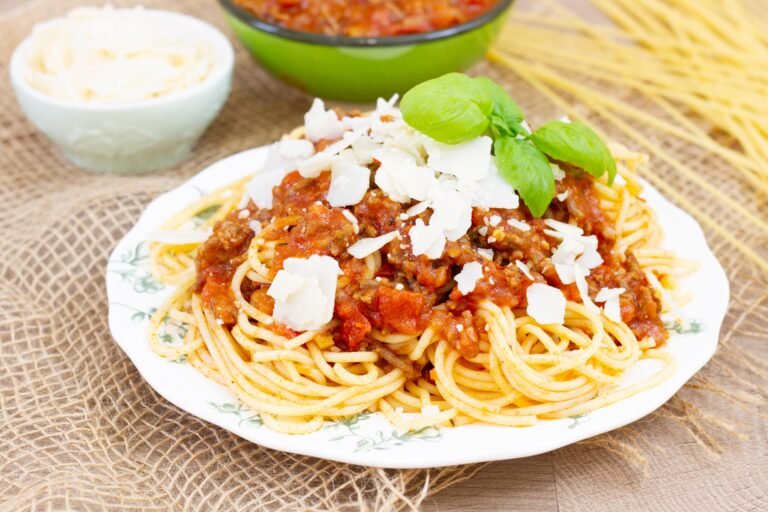Recipe for spaghetti bolognese