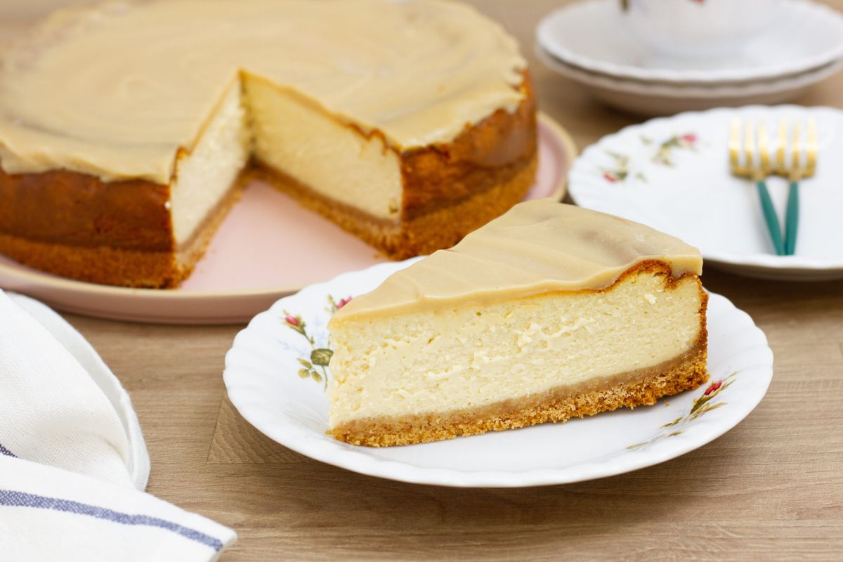 Cheesecake with halva