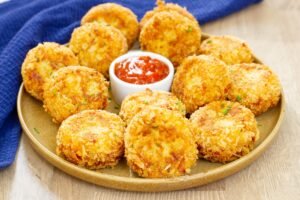 Recipe for potato and cheese cakes