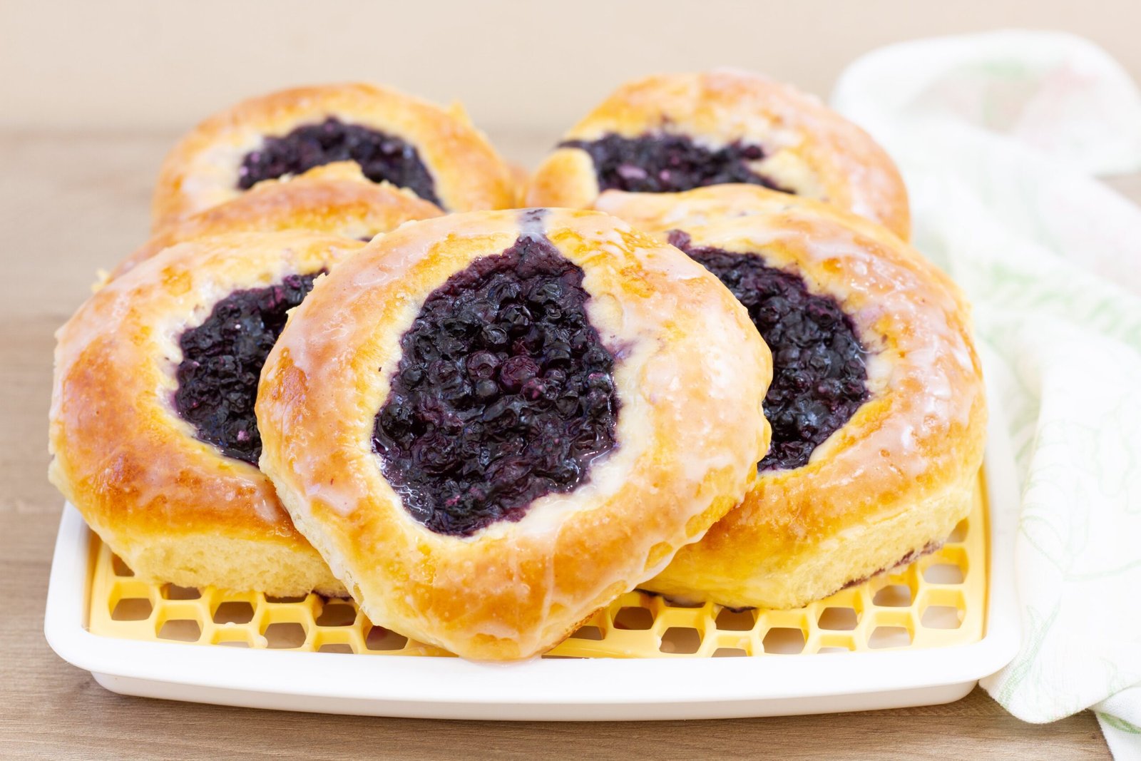 Recipe for bilberry buns