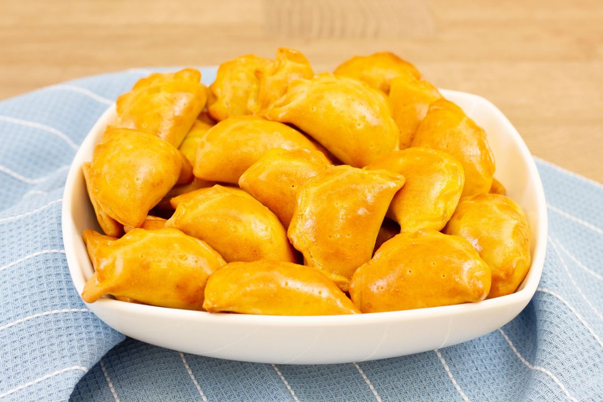 Oven baked pierogi