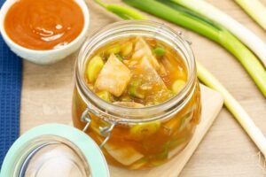 Recipe for herring in sweet and sour sauce