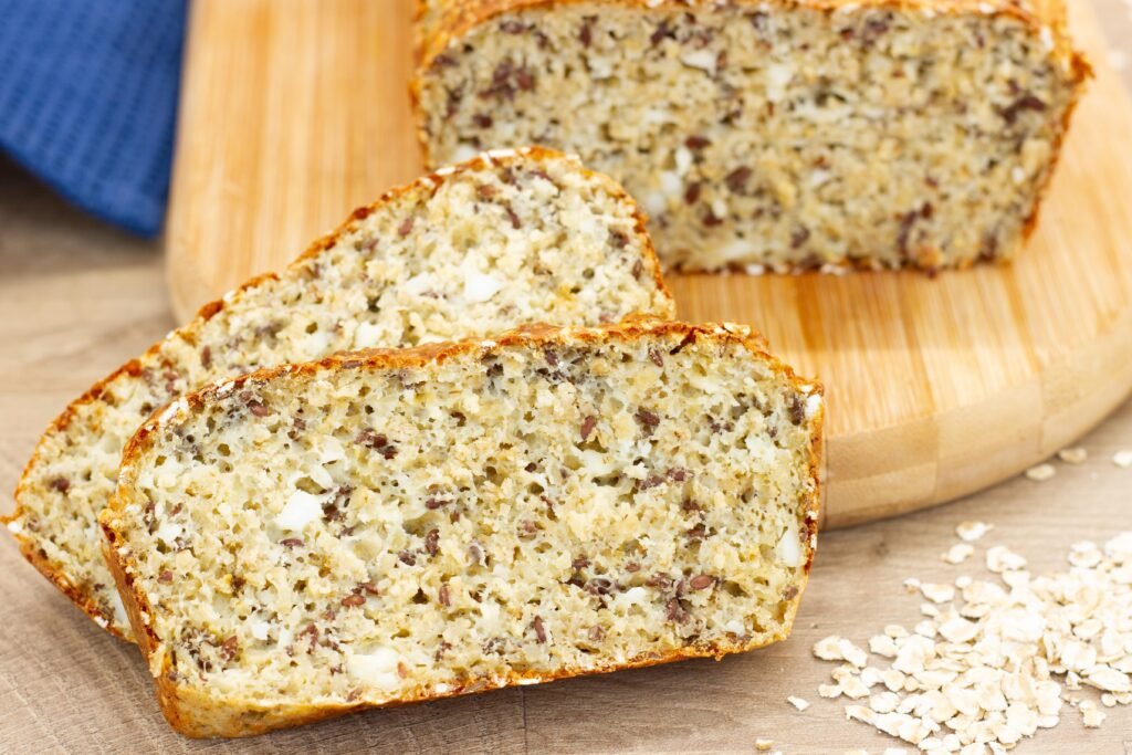 Recipe for cottage cheese bread with flax seeds