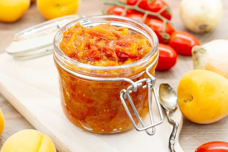 Recipe for tomato and apricot chutney