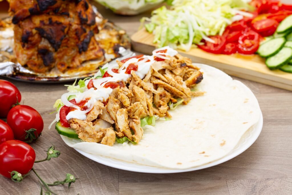 Recipe for homemade chicken döner kebab