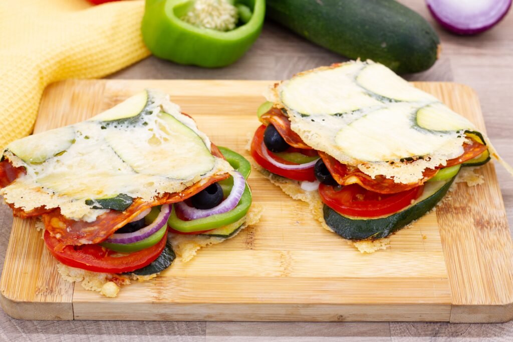Recipe for zucchini and Parmesan sandwiches