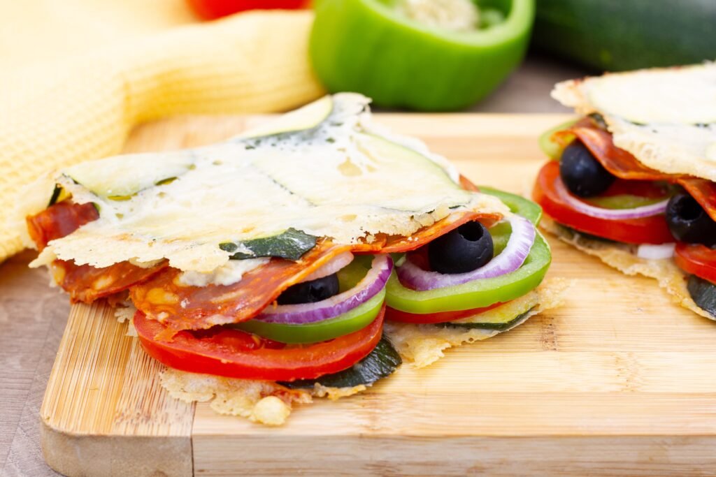 Recipe for zucchini and Parmesan sandwiches