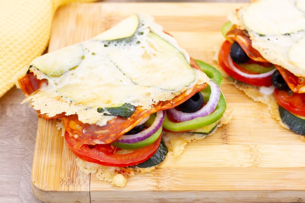 Recipe for zucchini and Parmesan sandwiches