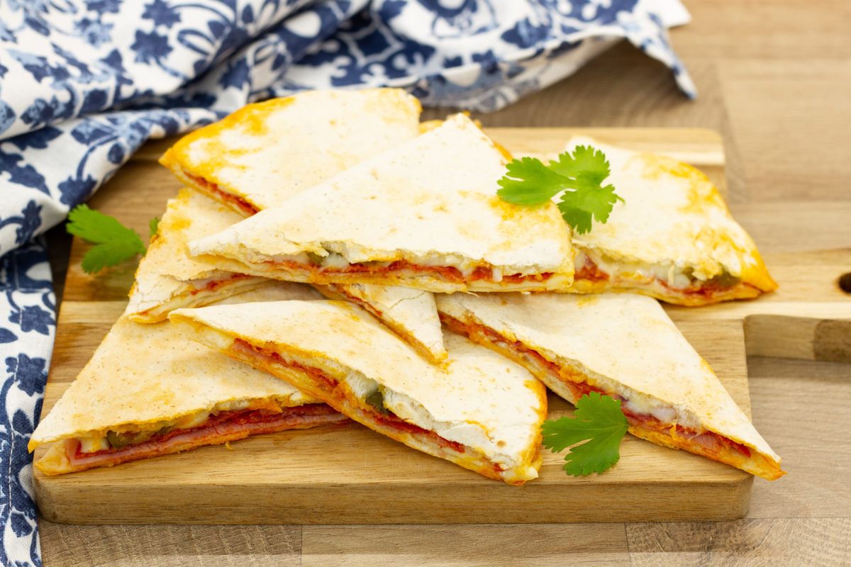 Pan-fried tortilla