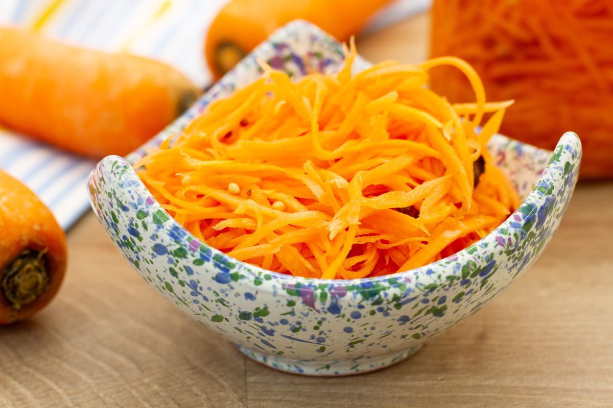 Carrots from a jar