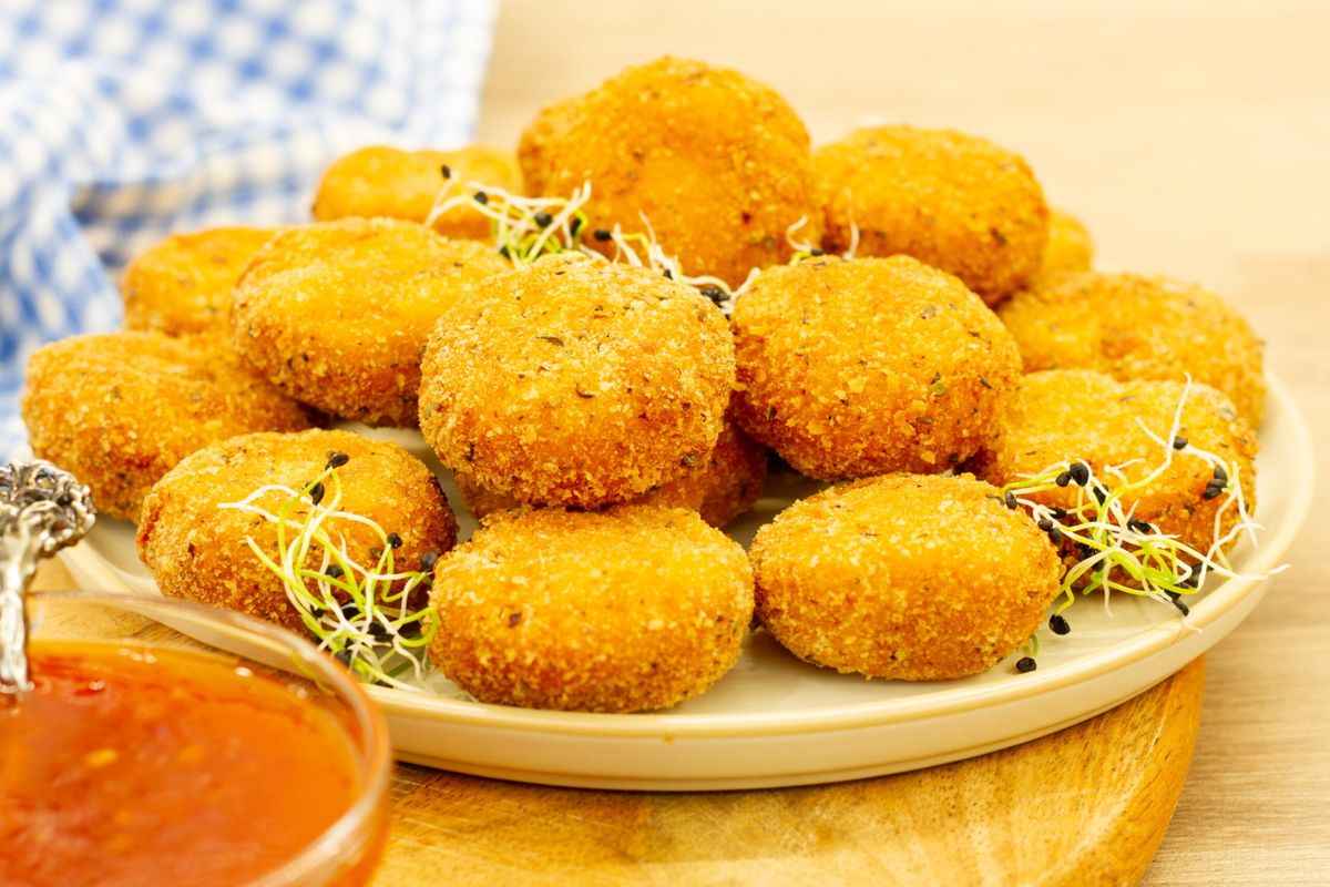 Crispy chicken nuggets